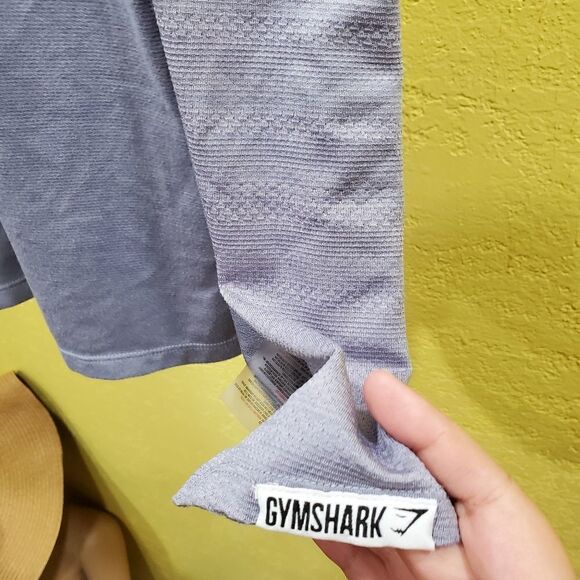 Gymshark tank womens size xs steel blue true texture vest - Picture 7 of 9